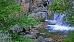 Rocks waterfalls