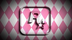 Rockstar games logos argyle pattern tartan