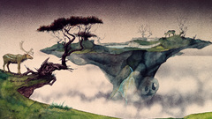 Roger Dean nature deer