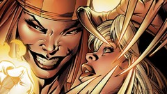 Rogue marvel comics comics girls long nails