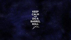 Roll outer space Star Fox Keep Calm and barrel roll