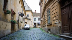 Romania cities streets Brasov