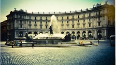 Rome fountain architecture streets