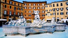 Rome Italy fountain Neptune