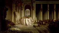 Rome paintings History historic ancient julius caesar 
