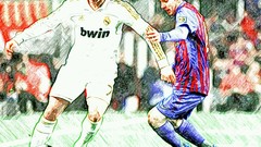 Ronaldo Real Madrid FC Barcelona Messi