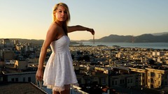 Roof Bridge cute blonde