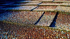Roof pebbles tiles