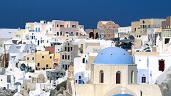 Roof tops of santorini