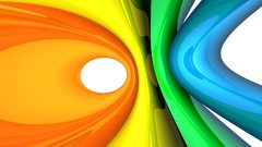 Room abstract multicolor