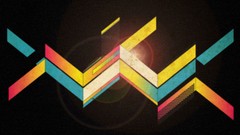 Room abstract multicolor digital art vectors vector art