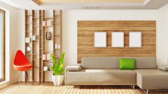 Room architecture living room