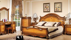 Room beds mirrors cgi