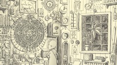 Room black and white Men monochrome Calendar television artwork