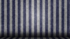 Room blue patterns lines floor stripes grey perspective depth 