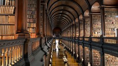 Room Books interior Trinity Library Ireland College dublin