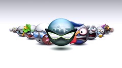 Room close-up smiley face