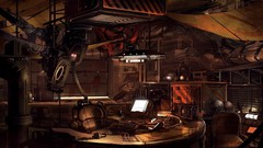 Room Computers science fiction artwork digital art futuristic