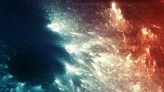 Room flame Frozen outer space