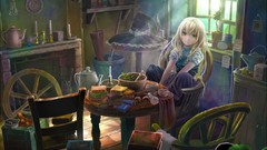 Room hats blondes long hair witches touhou kirisame marisa 