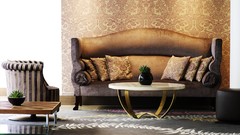 Room interior architecture interior design damask