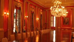 room interior Chandeliers table palace