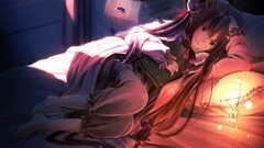 Room lights Books dress hats beds Ribbons bows pillows long 