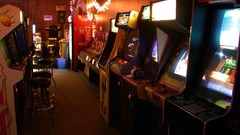 Room lights chairs coca-cola Arcade video games