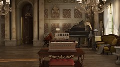 Room Music Objects 3d indoors digital art