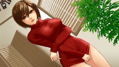 Room Plants brown eyes indoors brunettes short hair vocaloid 