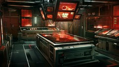 Room red command futuristic