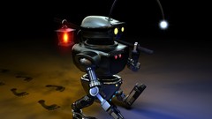 Room Robots lanterns digital art