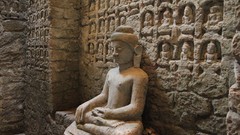 Room ruins Asia statues Buddha Temples buddhism