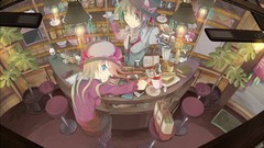 Room tea Plants dress tie sitting Lamps shirts blondes cups 