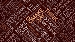 Room Typography thinking text only