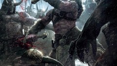 Room War advertisement Warriors drawings barbarian Vikings 