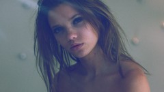 Room woman blondes models topless