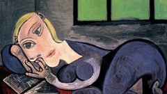 Room woman blondes Spanish artwork traditional art Pablo Picasso