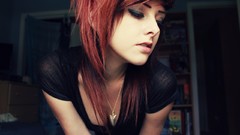 Room woman lips Noses models redheads cleavage teen