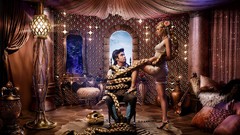 Room woman long hair Rapunzel fable