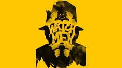 Rorschach Watchmen yellow background
