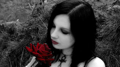 Rose brunette girl anon