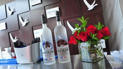 Roses alcohol cherries vodka liquor Grey Goose