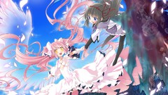 Roses Anime anime girls mahou shoujo madoka magica akemi homura 