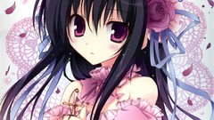 Roses anime girls lolita fashion