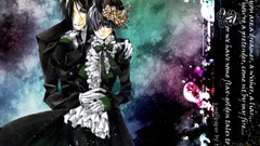Roses Anime gloves suit kuroshitsuji sebastian michaelis ciel 