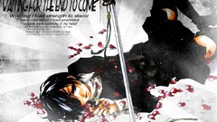 Roses Anime Swords flower petals kuroshitsuji ciel phantomhive 
