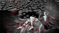 Roses dress Cube long hair