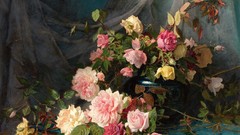 Roses paintings Sophie Gengembre Anderson