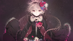 Roses Simple Background anime